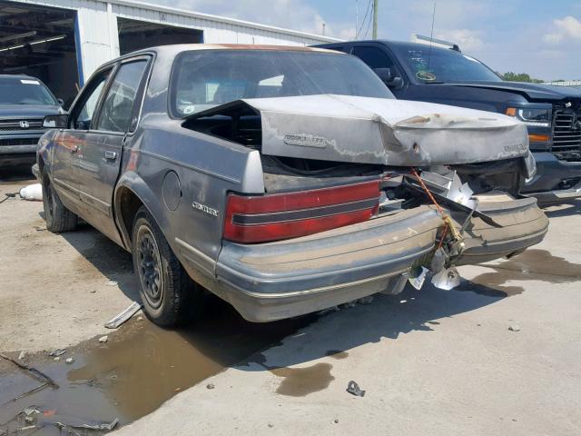 1G4AG55N1P6489447 - 1993 BUICK CENTURY SP GRAY photo 3