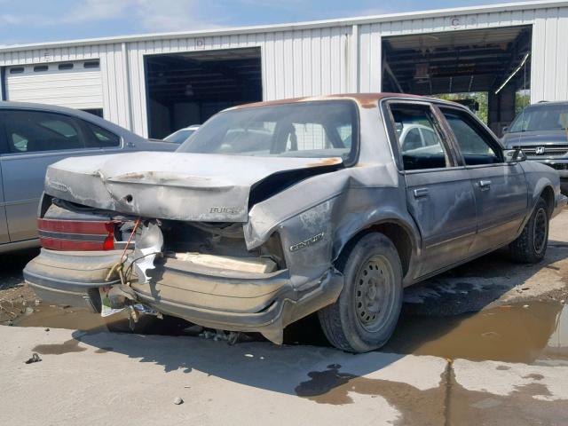 1G4AG55N1P6489447 - 1993 BUICK CENTURY SP GRAY photo 4