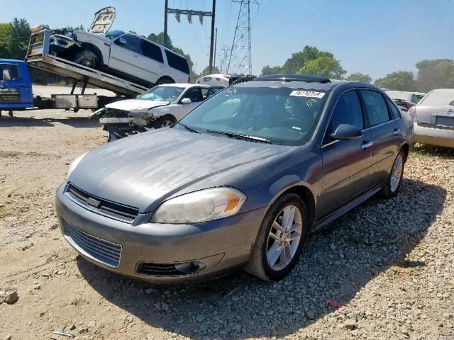 2G1WU57M291204989 - 2009 CHEVROLET IMPALA LTZ GRAY photo 2