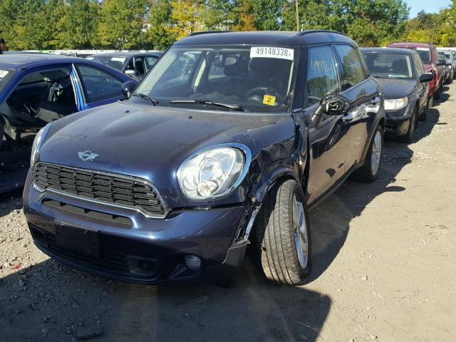 WMWZC3C53BWL79175 - 2011 MINI COOPER S C BLUE photo 2