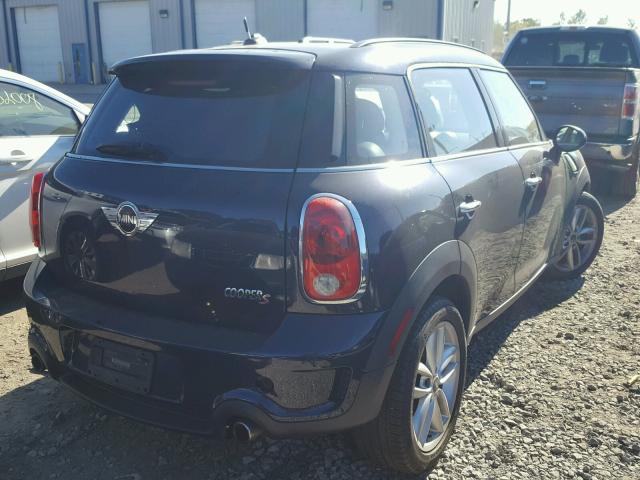 WMWZC3C53BWL79175 - 2011 MINI COOPER S C BLUE photo 4