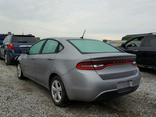 1C3CDFBB8GD644615 - 2016 DODGE DART SXT SILVER photo 3