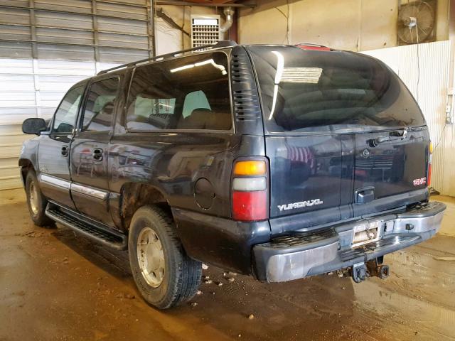 1GKFK16T04J130263 - 2004 GMC YUKON XL K BLACK photo 3