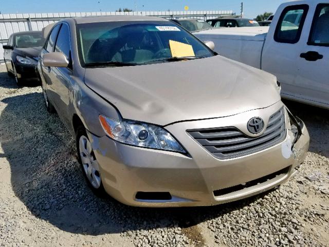 4T1BE46K59U375541 - 2009 TOYOTA CAMRY BASE GOLD photo 1