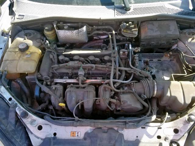 1FAFP34N75W153966 - 2005 FORD FOCUS ZX4 SILVER photo 7