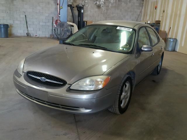 1FAFP55203A236939 - 2003 FORD TAURUS SES TAN photo 2