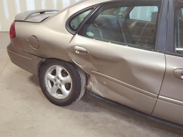 1FAFP55203A236939 - 2003 FORD TAURUS SES TAN photo 9