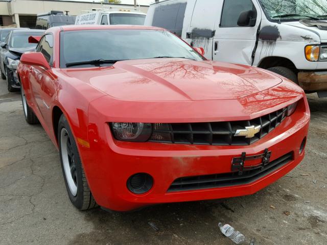 2G1FE1E30D9122544 - 2013 CHEVROLET CAMARO LS RED photo 1