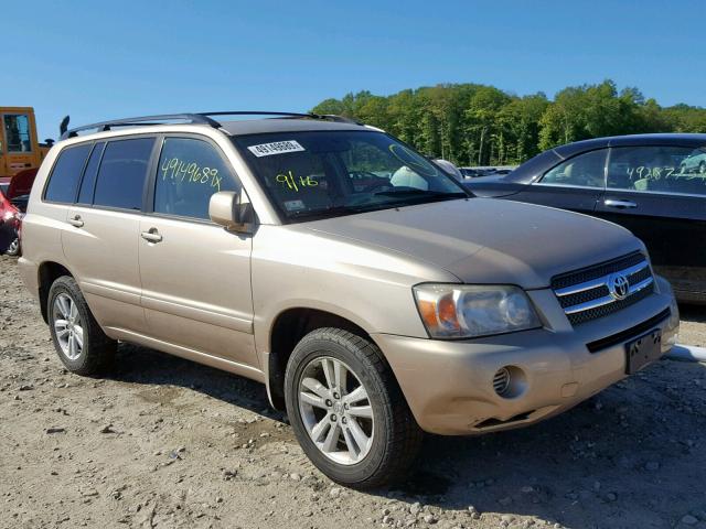 JTEEW21A960006665 - 2006 TOYOTA HIGHLANDER TAN photo 1