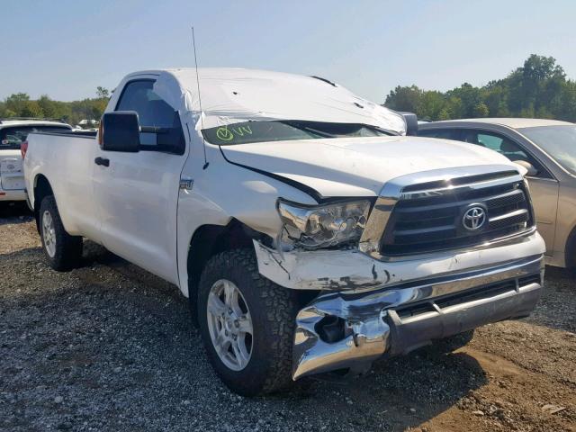 5TFLY5F16AX076219 - 2010 TOYOTA TUNDRA WHITE photo 1