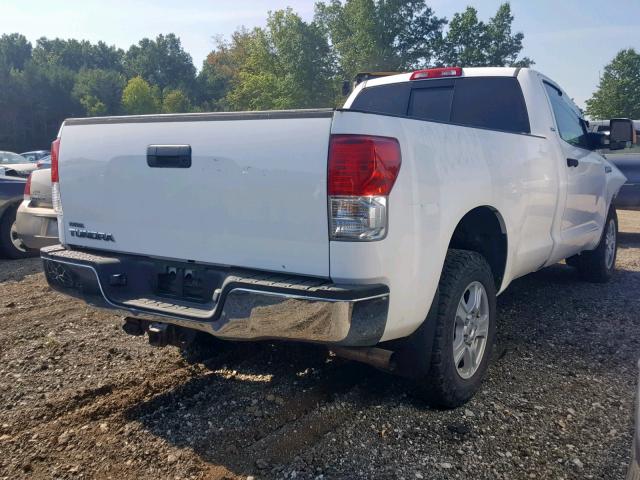 5TFLY5F16AX076219 - 2010 TOYOTA TUNDRA WHITE photo 4