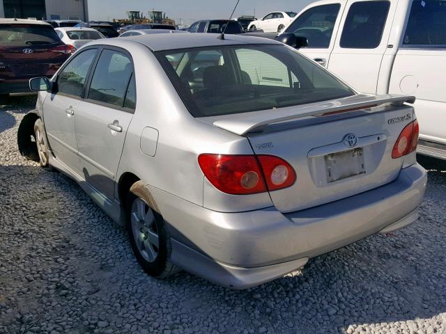 1NXBR32E16Z607997 - 2006 TOYOTA COROLLA CE SILVER photo 3