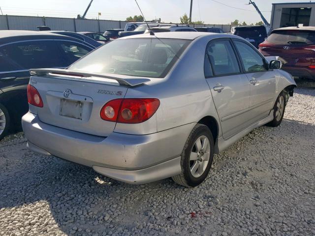 1NXBR32E16Z607997 - 2006 TOYOTA COROLLA CE SILVER photo 4