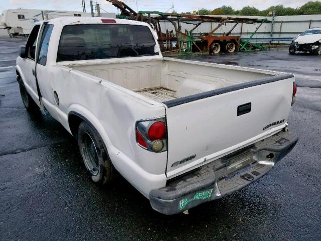 1GCCS1944WK117872 - 1998 CHEVROLET S TRUCK S1 WHITE photo 3