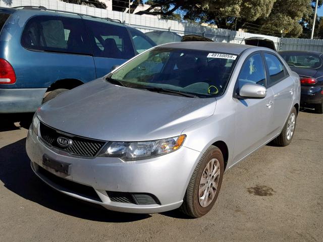 KNAFU4A25A5202324 - 2010 KIA FORTE EX SILVER photo 2