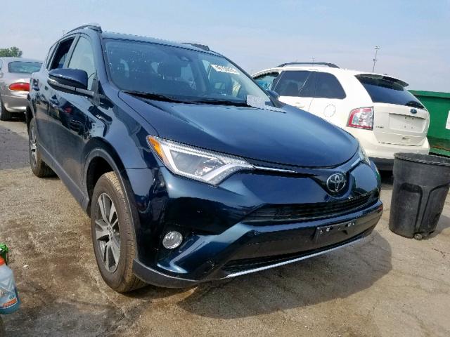 JTMRFREV8JD242219 - 2018 TOYOTA RAV4 ADVEN BLUE photo 1