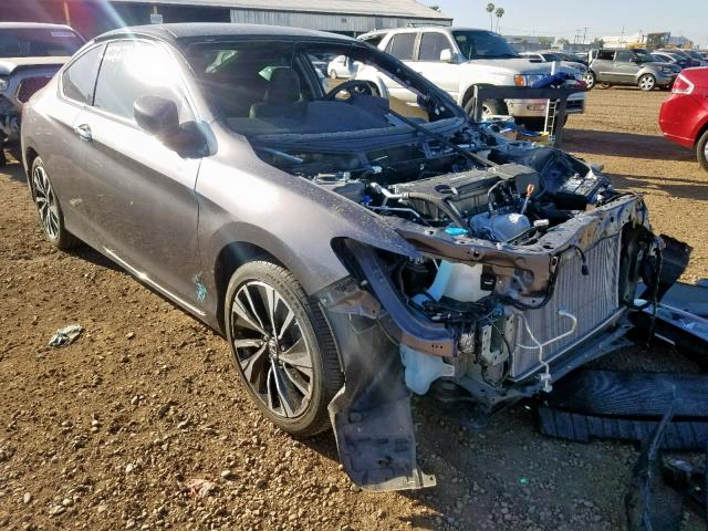 1HGCT1B88HA009579 - 2017 HONDA ACCORD EXL GRAY photo 1