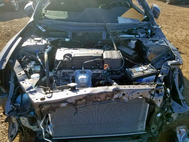 1HGCT1B88HA009579 - 2017 HONDA ACCORD EXL GRAY photo 7