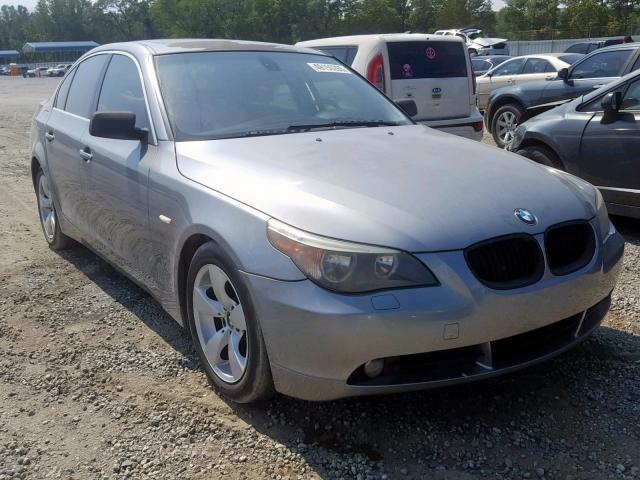 WBANE535X7CW61701 - 2007 BMW 525 I GRAY photo 1