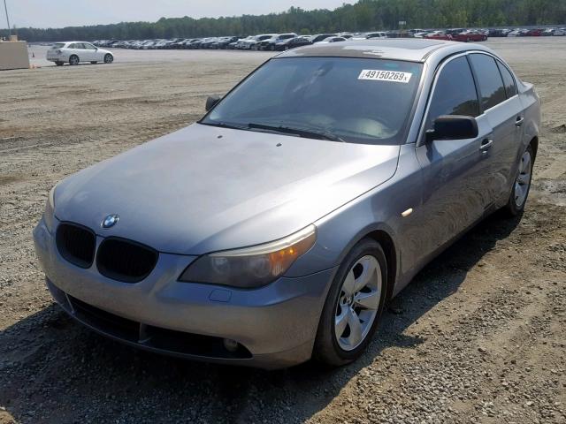 WBANE535X7CW61701 - 2007 BMW 525 I GRAY photo 2