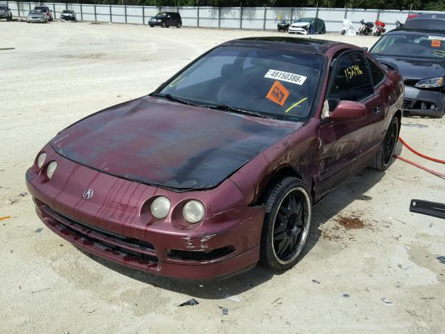 JH4DC4466TS026477 - 1996 ACURA INTEGRA SE BURGUNDY photo 2