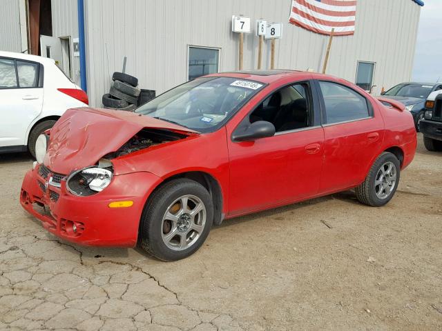 1B3AS56C25D206757 - 2005 DODGE NEON SXT RED photo 2