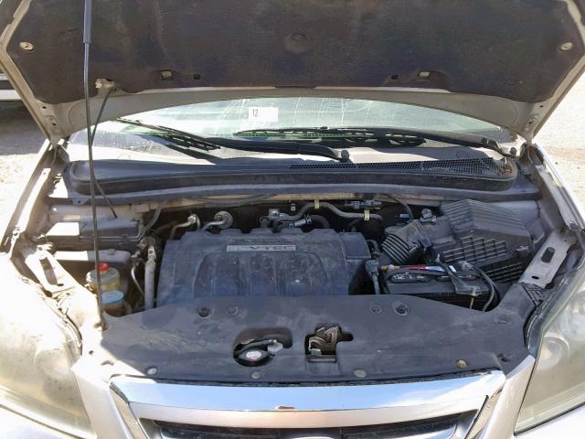 5FNRL38277B003074 - 2007 HONDA ODYSSEY LX SILVER photo 7