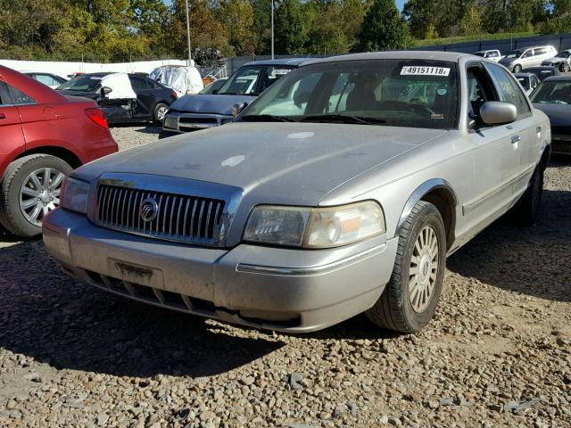 2MEFM75V67X622950 - 2007 MERCURY GRAND MARQ SILVER photo 2