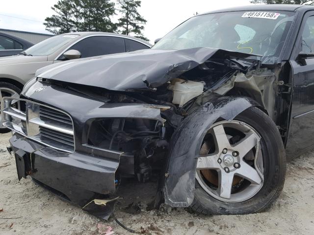 2B3CA3CV3AH277100 - 2010 DODGE CHARGER SX BLACK photo 9