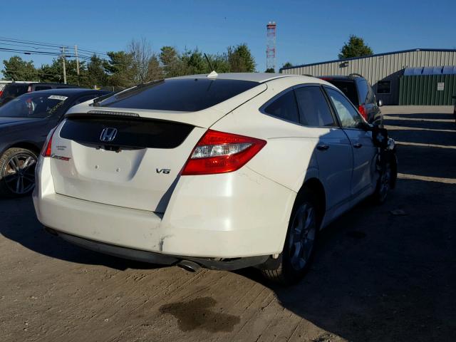 5J6TF1H5XCL005804 - 2012 HONDA CROSSTOUR WHITE photo 4