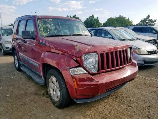 1J4PP2GK7BW513933 - 2011 JEEP LIBERTY SP RED photo 1