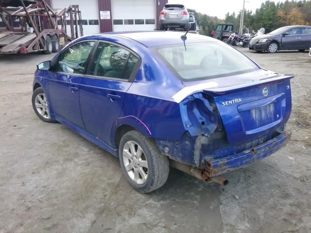 3N1AB6AP5AL700827 - 2010 NISSAN SENTRA 2.0 BLUE photo 3