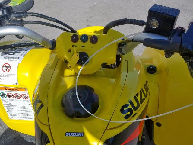 JSAAK47A552120337 - 2005 SUZUKI LT-Z400 YELLOW photo 8