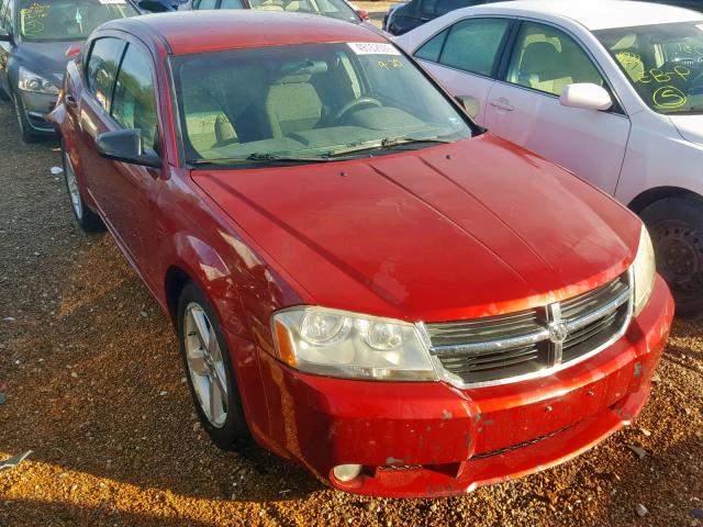 1B3LC56R48N582742 - 2008 DODGE AVENGER SX RED photo 1