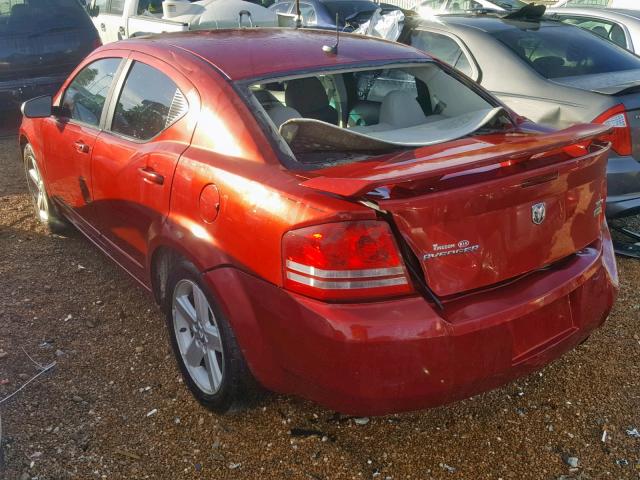 1B3LC56R48N582742 - 2008 DODGE AVENGER SX RED photo 3