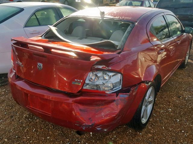 1B3LC56R48N582742 - 2008 DODGE AVENGER SX RED photo 9