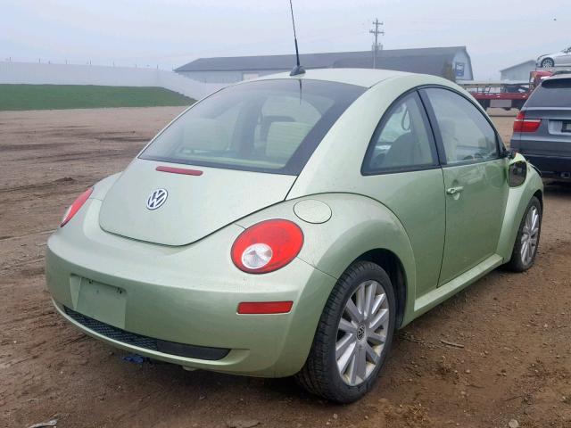 3VWRW31C38M524121 - 2008 VOLKSWAGEN NEW BEETLE GREEN photo 4