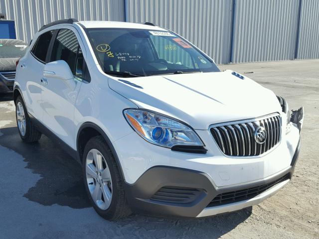 KL4CJASBXGB634438 - 2016 BUICK ENCORE WHITE photo 1