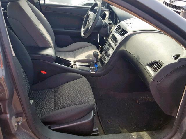 1G1ZH57B09F106603 - 2009 CHEVROLET MALIBU 1LT GRAY photo 5