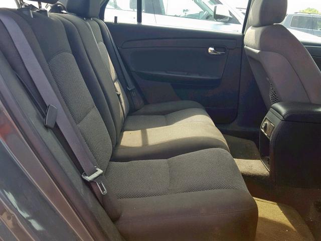 1G1ZH57B09F106603 - 2009 CHEVROLET MALIBU 1LT GRAY photo 6