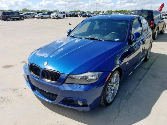 WBAPN7C54BA949240 - 2011 BMW 335 D BLUE photo 2