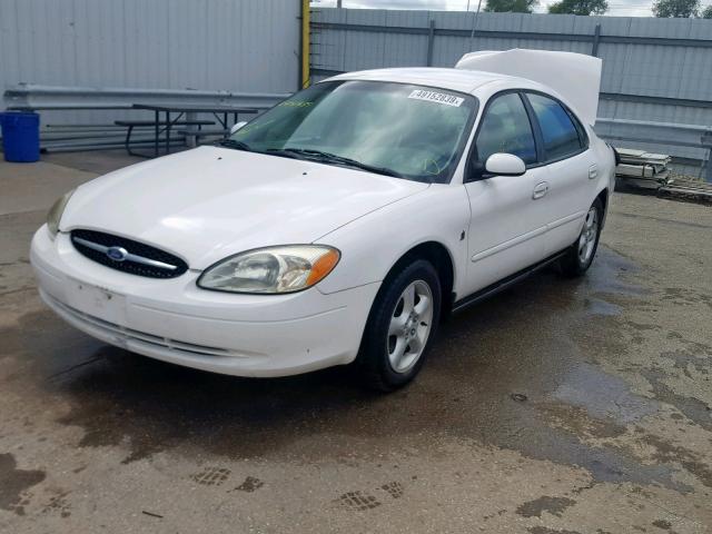 1FAFP55251G240320 - 2001 FORD TAURUS SES WHITE photo 2