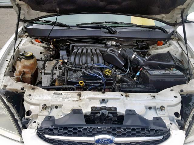 1FAFP55251G240320 - 2001 FORD TAURUS SES WHITE photo 7