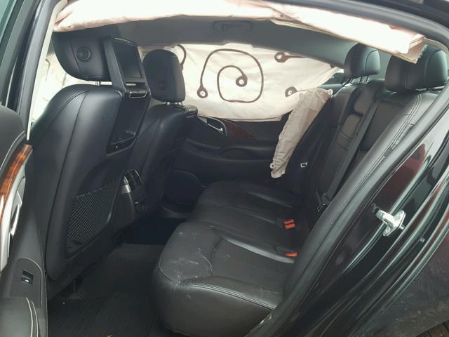 1G4GJ5G3XDF296961 - 2013 BUICK LACROSSE T BLACK photo 6