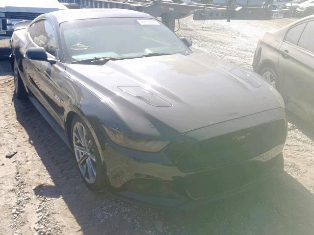 1FA6P8CF3F5299523 - 2015 FORD MUSTANG GT BLACK photo 1