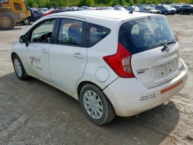 3N1CE2CP0EL406733 - 2014 NISSAN VERSA NOTE WHITE photo 3