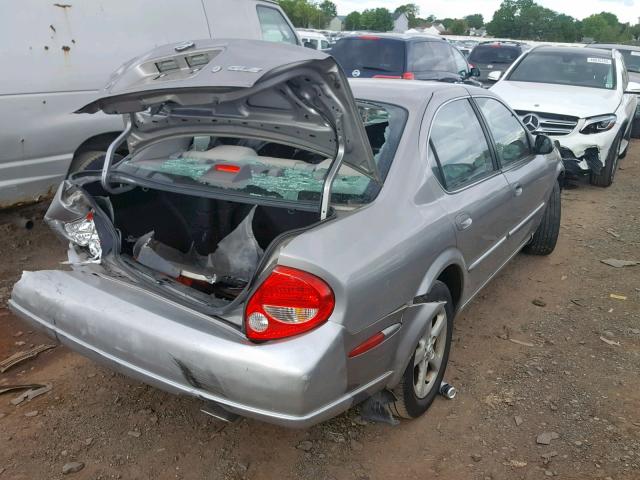 JN1CA31DX1T810056 - 2001 NISSAN MAXIMA GXE GRAY photo 4