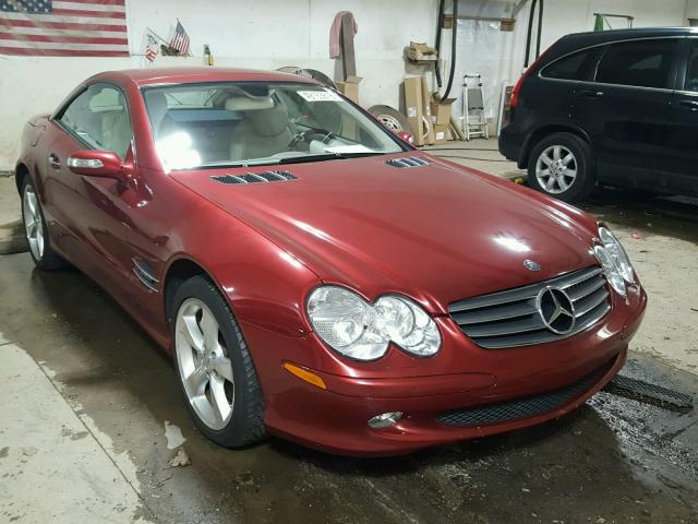 WDBSK76F65F103823 - 2005 MERCEDES-BENZ SL 600 RED photo 1