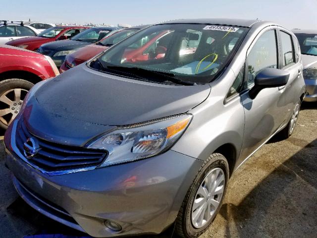 3N1CE2CP8FL412474 - 2015 NISSAN VERSA NOTE GRAY photo 2