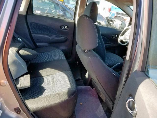 3N1CE2CP8FL412474 - 2015 NISSAN VERSA NOTE GRAY photo 6